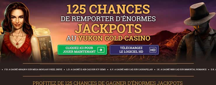 Le Yukon Gold Casino est situé en Amérique du Nord.