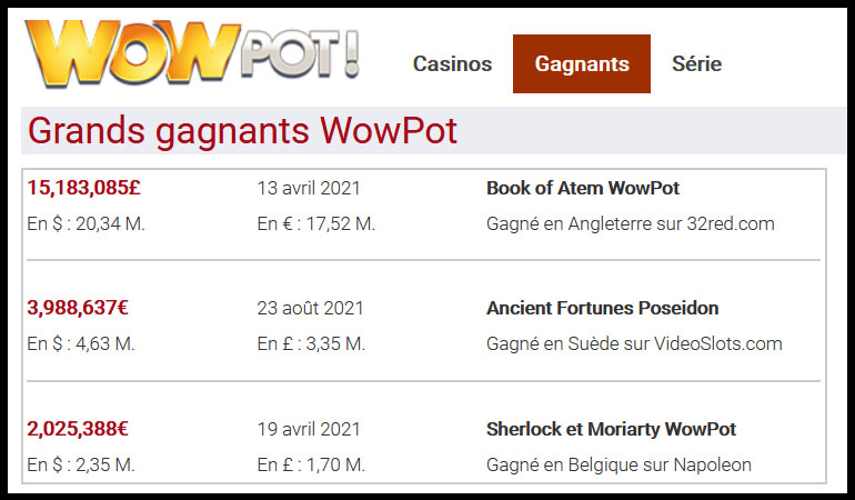 Le site WowPot est un guide complet