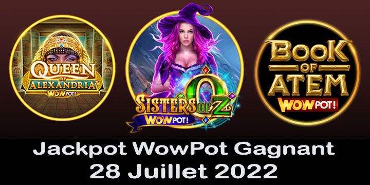 Gagnant 2022 du jackpot WowPot