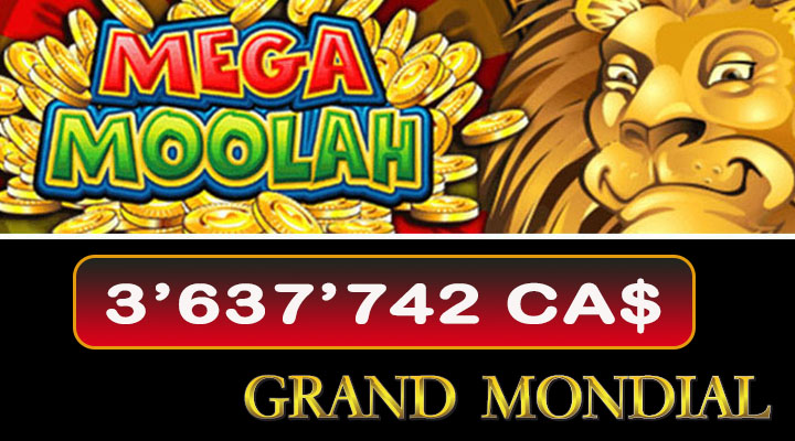 Jackpot gagné au Canada chez Grand Mondial